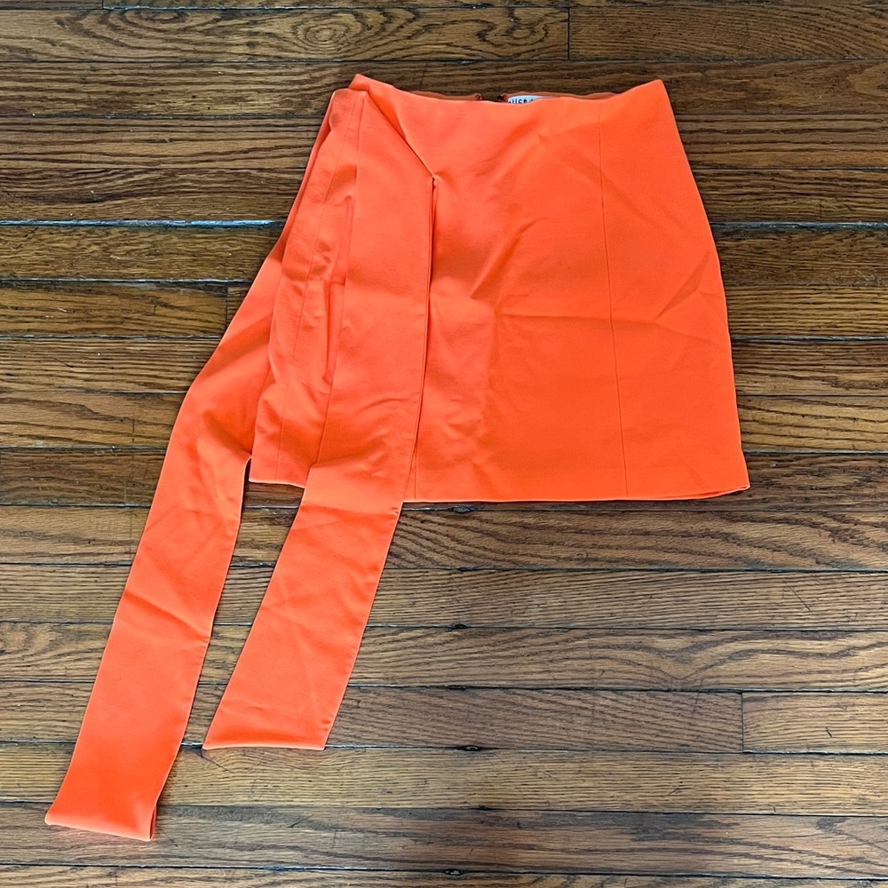 Alice + Olivia Orange Women's Skirt